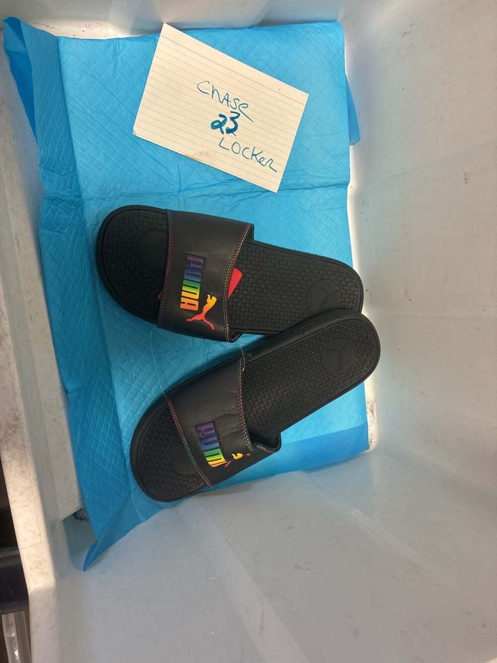 Puma Cool Cat Rainbow Hues Women's Slide Sandals